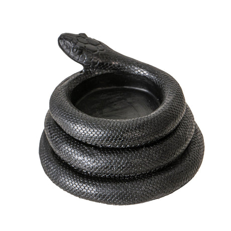 3.5" Black Snake Tealight Candle Holder - Magick Magick.com