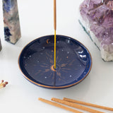 3.5" Ceramic Incense Stick Holder - Starry Sky - Magick Magick.com