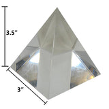 3.5" Crystal Pyramid - Magick Magick.com