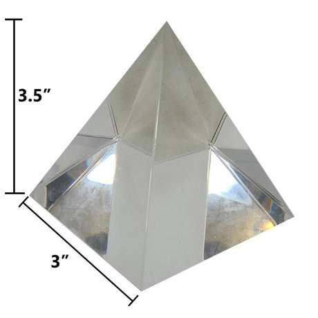 3.5" Crystal Pyramid - Magick Magick.com