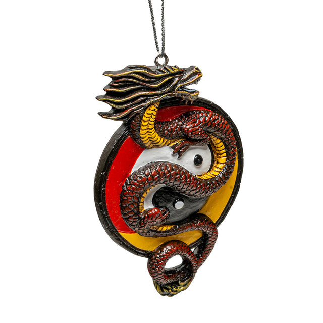 3.5" Dragon Ornament - Yin Yang Guardian - Magick Magick.com