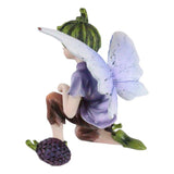 3.5" Fairy Statue - Fairy Boy with Blueberries - Magick Magick.com