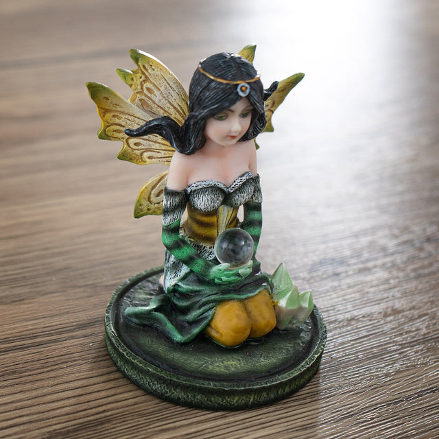 3.5" Fairy Statue - Green Aventurine - Magick Magick.com