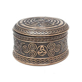 3.5" Hecate's Wheel Round Trinket Display Box - Magick Magick.com