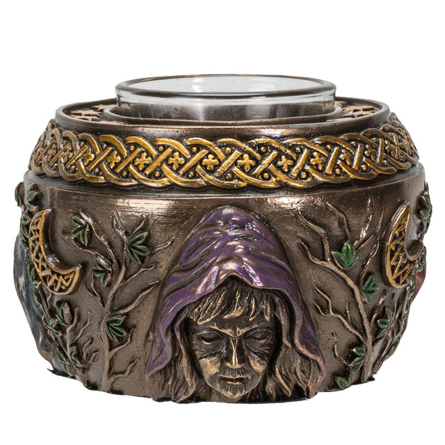 3.5" Mother, Maiden, Crone Votive Candle Holder - Magick Magick.com