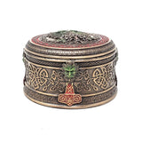 3.5" Tree Ent Round Trinket Display Box - Magick Magick.com