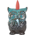 3.75" Ceramic Backflow Incense Burner - Owl - Magick Magick.com