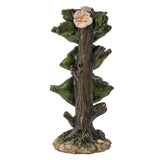 3.75" Fairies Live Here Garden Sign Resin Statue - Magick Magick.com