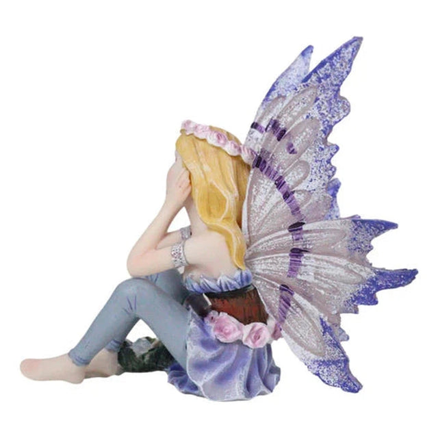 3.75" Fairy Statue - Purple Fairy - Magick Magick.com