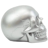 3.75" Silver Skull Statue - Magick Magick.com