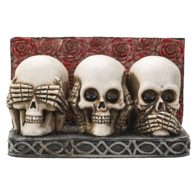 3.75" Skull Card Holder - Magick Magick.com