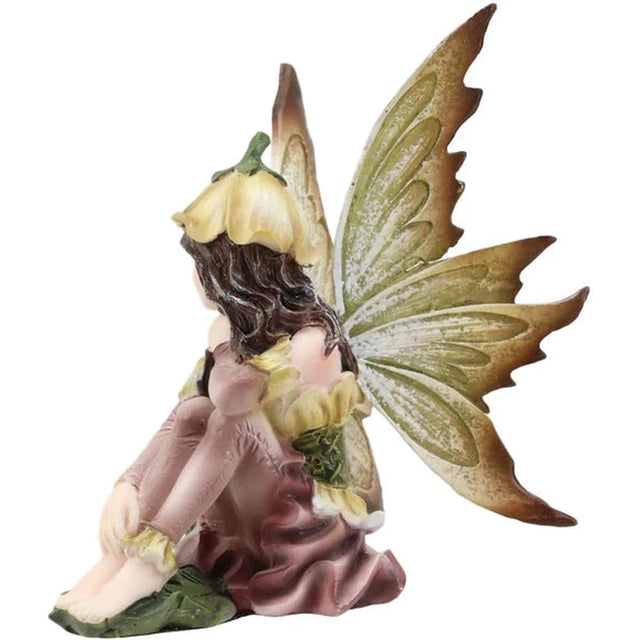 3.88" Fairy Statue - Yellow Fairy - Magick Magick.com