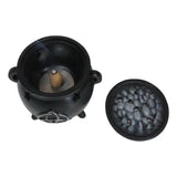 3.9" Triquetra Cauldron Cone Incense Burner - Magick Magick.com