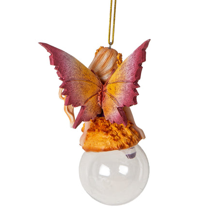 4" Amy Brown Tree Ornament - Cassia Bubble Rider Fairy - Magick Magick.com