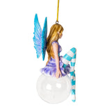 4" Amy Brown Tree Ornament - Hyacinth Bubble Rider Fairy - Magick Magick.com