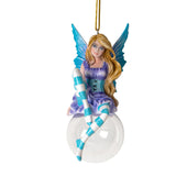 4" Amy Brown Tree Ornament - Hyacinth Bubble Rider Fairy - Magick Magick.com