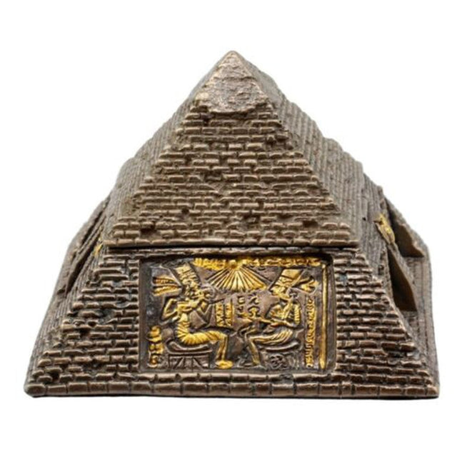 4" Bronze Pyramid Trinket Box - Magick Magick.com