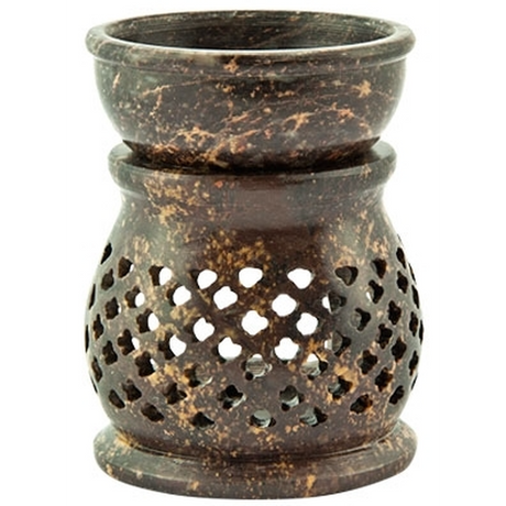 4" Carved Soapstone Oil Aroma Lamp - Magick Magick.com