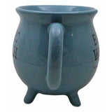 4" Ceramic Cauldron Mug - Basic Witch Blue - Magick Magick.com