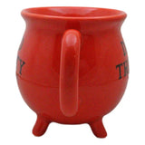 4" Ceramic Cauldron Mug - Dead Thirsty Red - Magick Magick.com