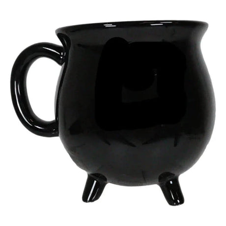 4" Ceramic Mug - Black Cauldron - Magick Magick.com