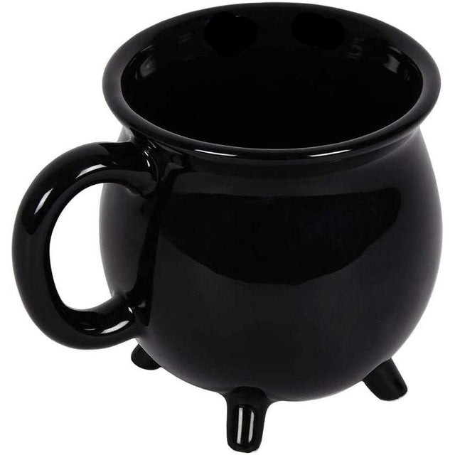 4" Ceramic Mug - Black Cauldron - Magick Magick.com