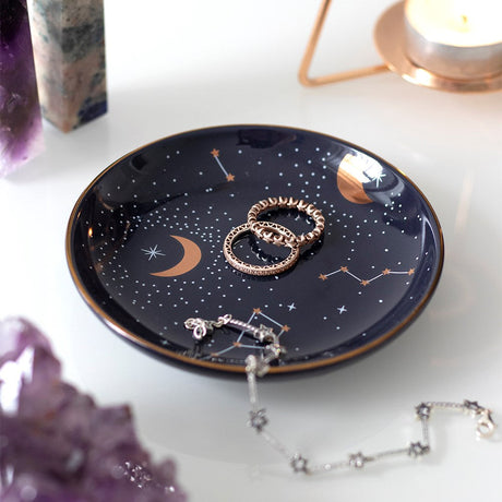 4" Ceramic Trinket Dish - Constellation - Magick Magick.com