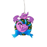 4" Cute Wreath Dragon Ornament by Ruth Thompson - Magick Magick.com