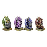 4" Dragon Statues (Set of 4) - Magick Magick.com