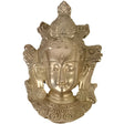 4" Goddess Tara Solid Brass Mask / Wall Hanging - Magick Magick.com