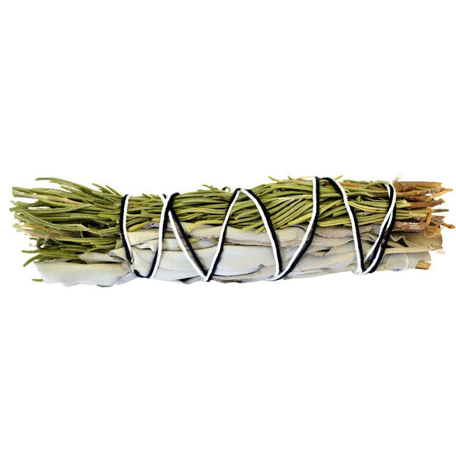 4" Rosemary & White Sage Smudge Stick - Magick Magick.com