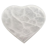 4" Selenite Charging Plate - Heart - Magick Magick.com