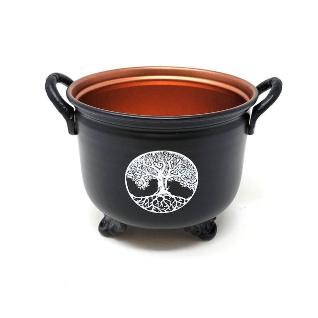 4" Tree of Life Metal Cauldron - Magick Magick.com