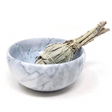 4" White Marble Bowl Burner - Magick Magick.com