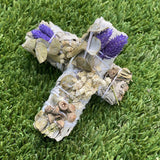 4" White Sage, Lavender, Eucalyptus Dollar Smudge Stick - Magick Magick.com