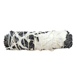 4" Yin & Yang - Black White Sage & Mugwort Smudge Stick - Magick Magick.com