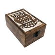 4" x 6" Carved Wood Box - Owl - Magick Magick.com