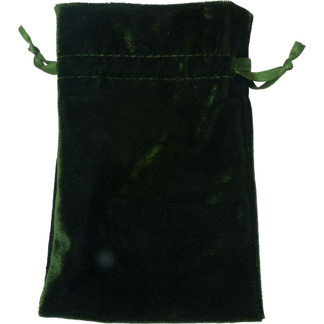 4" x 6" Premium Unlined Velvet Bag - Moss - Magick Magick.com