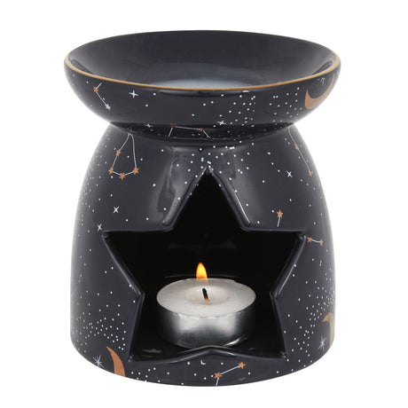 4.3" Ceramic Oil Burner - Constellation - Magick Magick.com