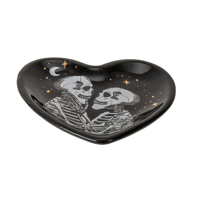 4.5" Love Never Dies Ceramic Trinket Dish - Magick Magick.com