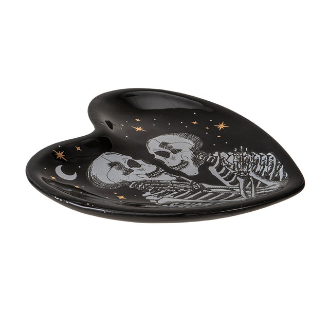 4.5" Love Never Dies Ceramic Trinket Dish - Magick Magick.com