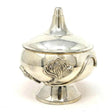 4.5" Silver Plated Incense Burner - Magick Magick.com