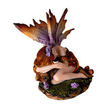 4.7" Fairy Statue - Orange Garden Fairy - Magick Magick.com