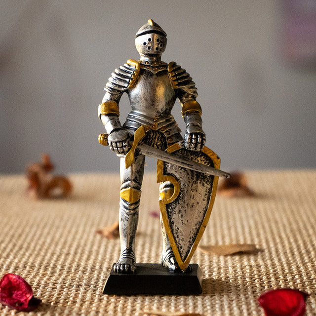 4.75" Medieval Knight Statue - Magick Magick.com