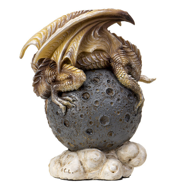 4.8" Moon Dragon Statue - Magick Magick.com