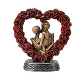 4.85" Love Never Dies Skeleton Couple Statue - Magick Magick.com