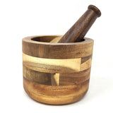 5" Acacia Wooden Mortar & Pestle - Magick Magick.com