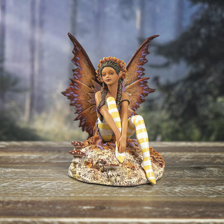 5" Amy Brown Fairy Statue - Autumn Winds - Magick Magick.com