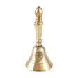 5" Brass Ritual Altar Hand Bell - Pentagram - Magick Magick.com