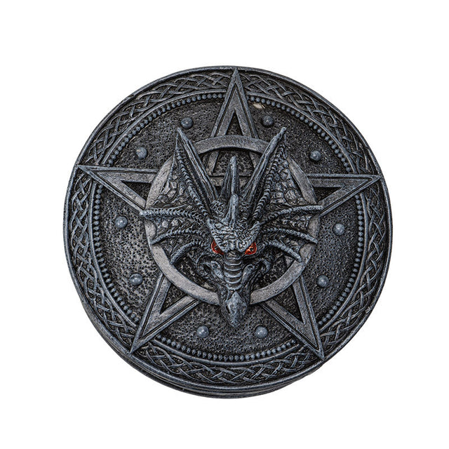 5" Celtic Dragon Round Display Box - Magick Magick.com